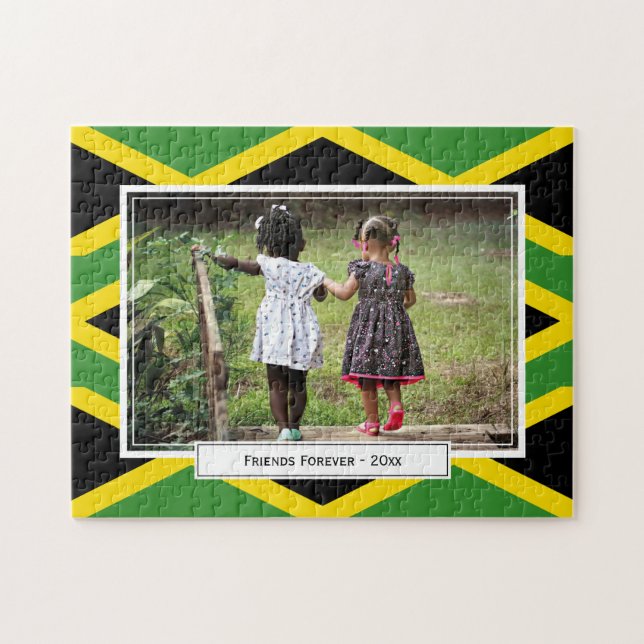 Puzzle Bandera de JAMAICA| Foto (Horizontal)
