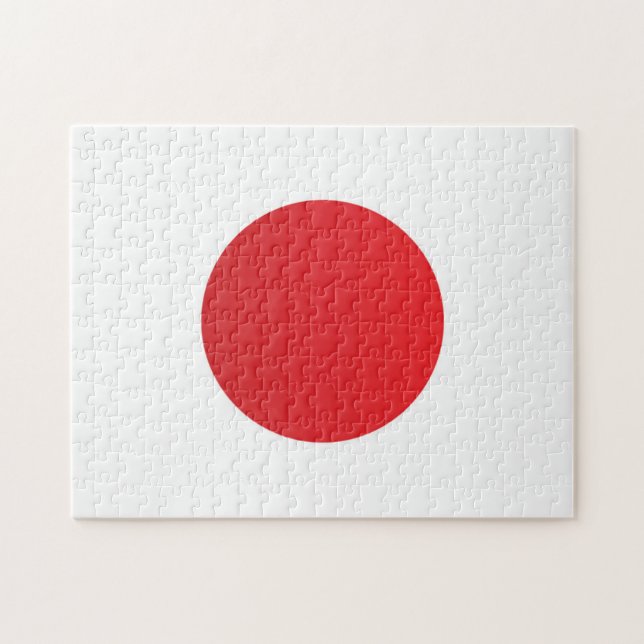 Puzzle Bandera de Japón (Horizontal)