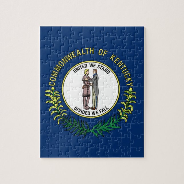 Puzzle Bandera De Kentucky (Vertical)