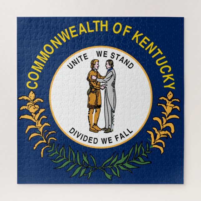 Puzzle Bandera de Kentucky (Vertical)
