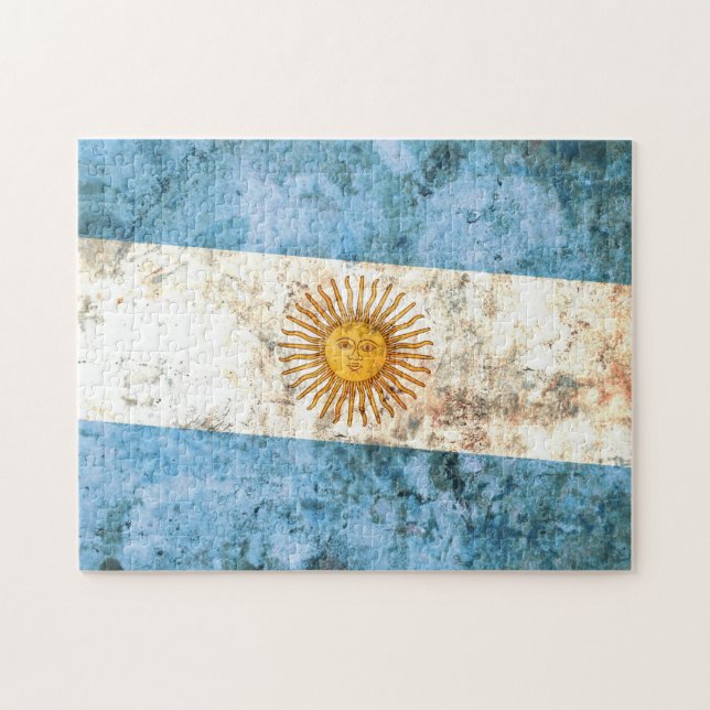Puzzle Bandera de la Argentina (Horizontal)