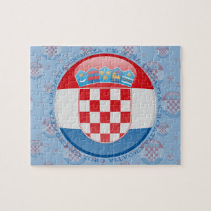 Puzzle Bandera de la burbuja de Croacia