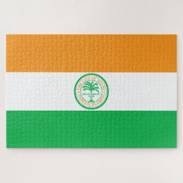 Puzzle Bandera de la Ciudad de Miami (Florida)