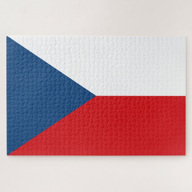 Puzzle Bandera de la República Checa (Horizontal)