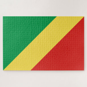 Puzzle Bandera de la República del Congo
