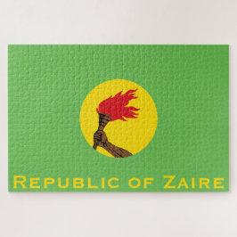 Puzzle Bandera de la República del Zaire