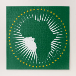 Puzzle Bandera de la Unión Africana (África) (Panafrica)