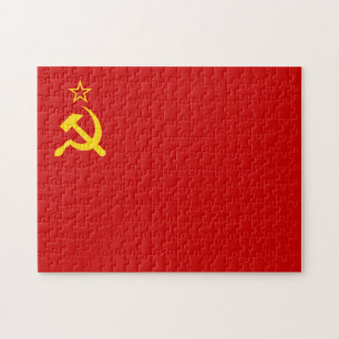 Puzzle Bandera de la Unión Soviética, URSS, CCCP, Comunis