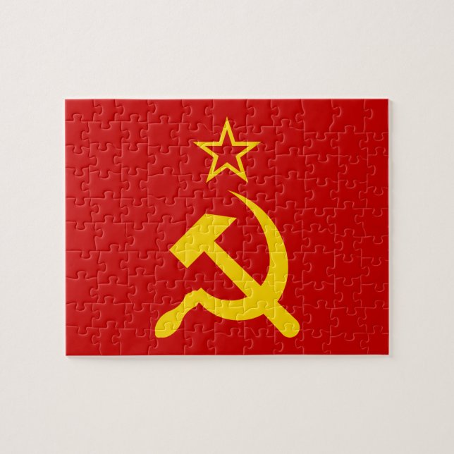 Puzzle Bandera de la URSS - Bandera de la Unión Soviética (Horizontal)