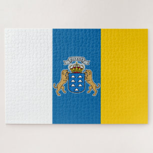 Puzzle Bandera de las Islas Canarias (Canarias) (Canarias