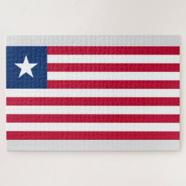 Puzzle Bandera de Liberia (Liberia)
