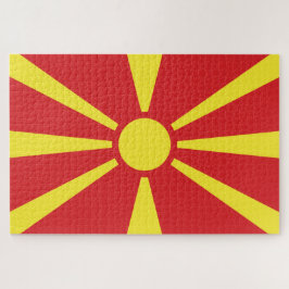 Puzzle Bandera de Macedonia del Norte