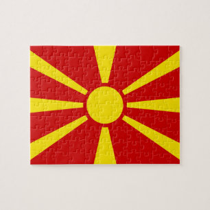 Puzzle Bandera de Macedonia del Norte
