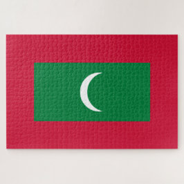 Puzzle Bandera de Maldivas (República de Maldivas)