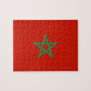 Puzzle Bandera de Marruecos