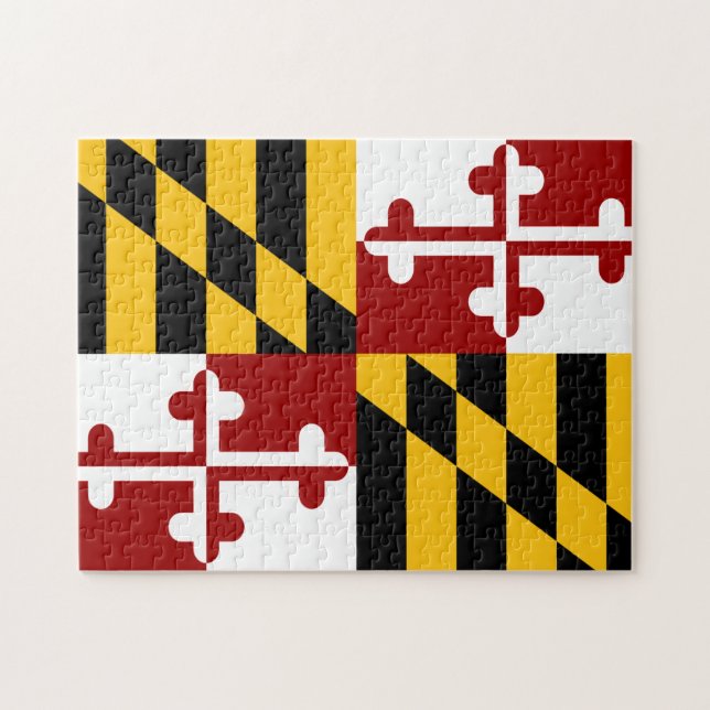 Puzzle Bandera de Maryland (Horizontal)