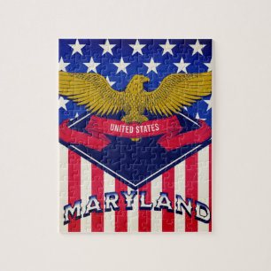 Puzzle Bandera de Maryland USA