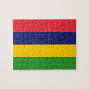 Puzzle Bandera de Mauricio