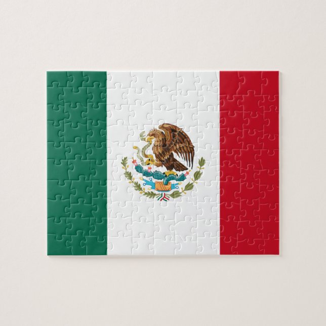 Puzzle Bandera de México (Horizontal)