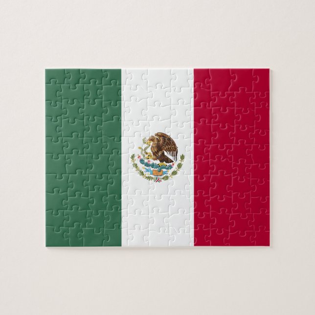 Puzzle Bandera de México (Horizontal)