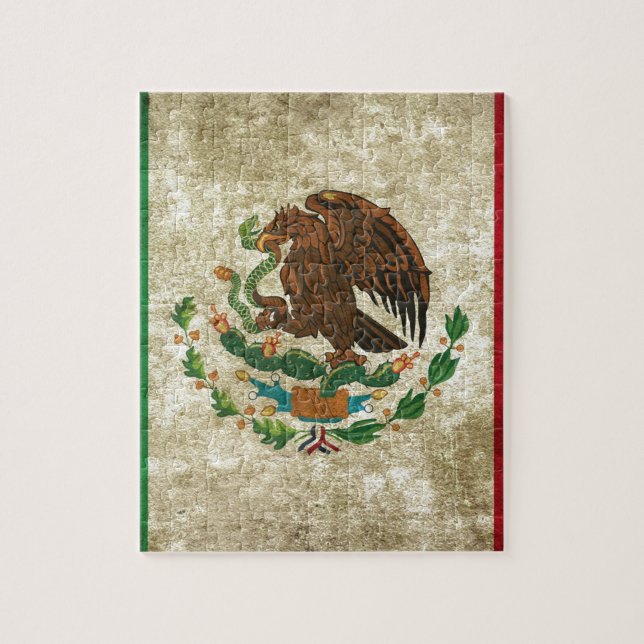 Puzzle Bandera de México - bandera de México (Vertical)