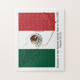Puzzle BANDERA DE MÉXICO| Nación bendecida| México