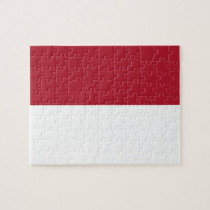 Puzzle Bandera de Mónaco