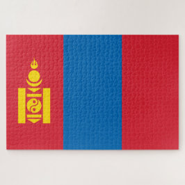 Puzzle Bandera de Mongolia