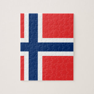 Puzzle Bandera de Noruega