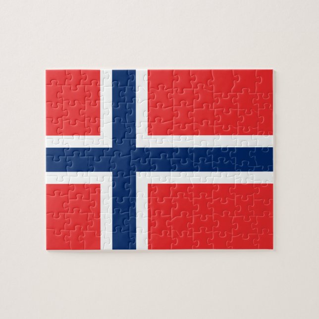 Puzzle Bandera de Noruega (Horizontal)