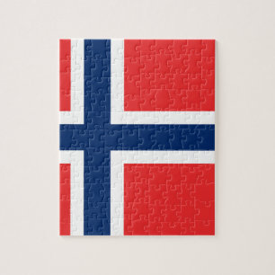 Puzzle Bandera de Noruega