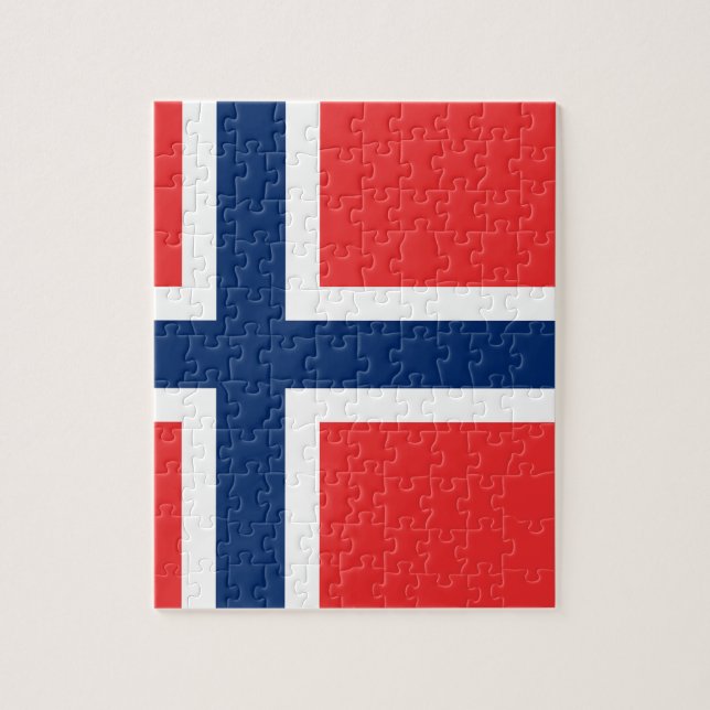 Puzzle Bandera de Noruega (Vertical)