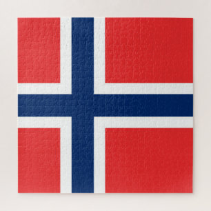 Puzzle Bandera de Noruega
