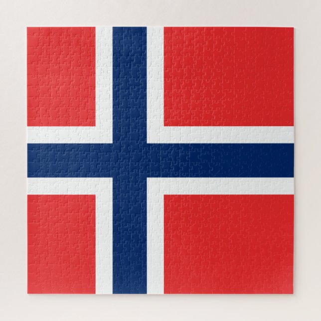 Puzzle Bandera de Noruega (Vertical)