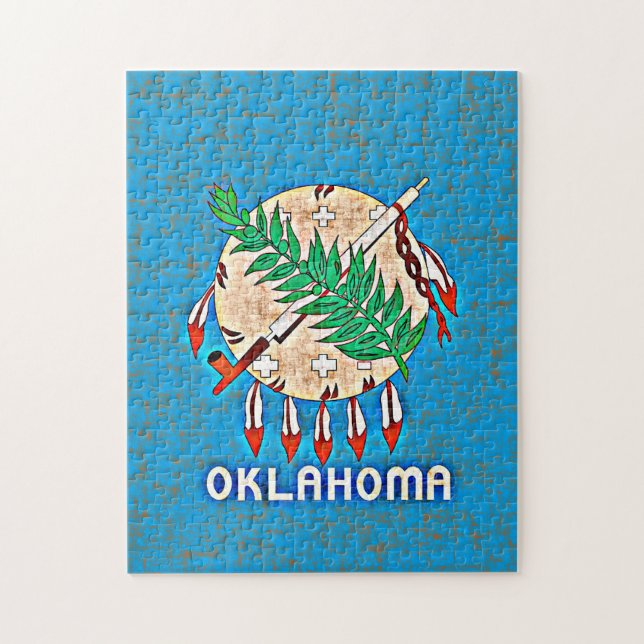 PUZZLE BANDERA DE OKLAHOMA (Vertical)