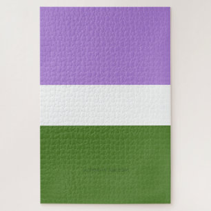Puzzle Bandera de orgullo genderqueer de SlipperyJoe lava