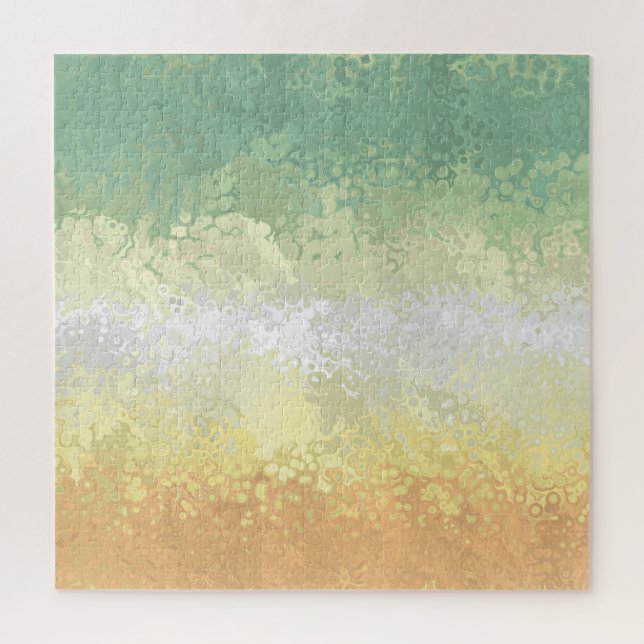 Puzzle Bandera de Orgullo Trippy Boho Groovy Abstract Gen (Vertical)