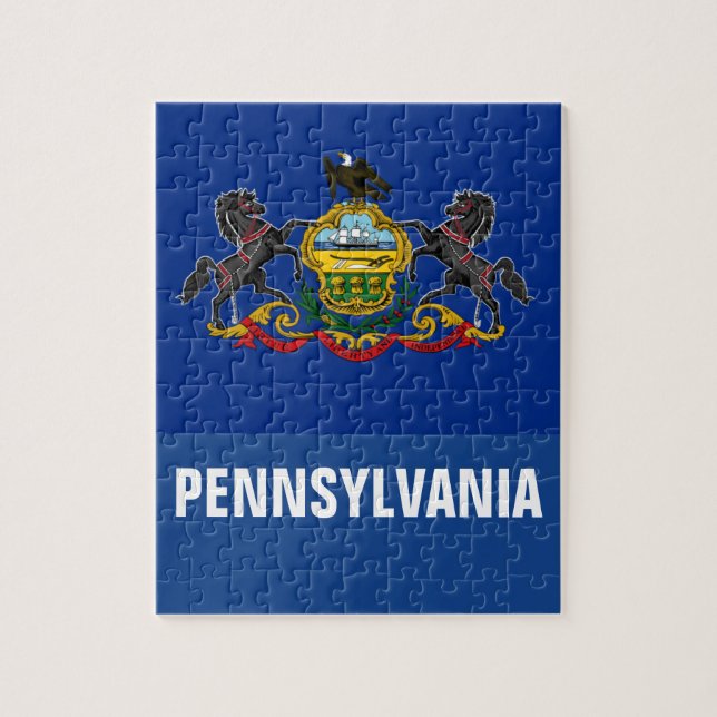 PUZZLE BANDERA DE PENNSYLVANIA (Vertical)