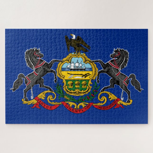 Puzzle Bandera de Pensilvania (Horizontal)