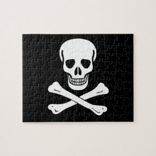 Puzzle Bandera de pirata alegre de Rogelio