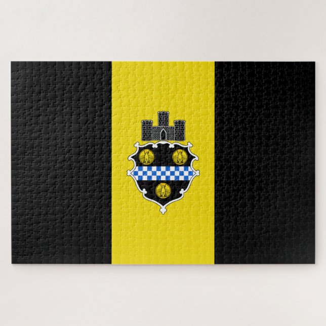 Puzzle Bandera de Pittsburgh (Pennsylvania) (Horizontal)