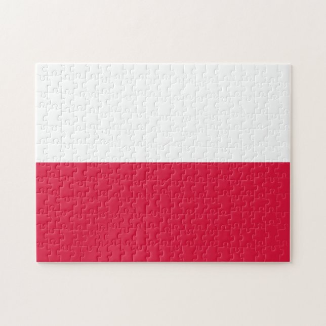 Puzzle Bandera de Polonia (Horizontal)
