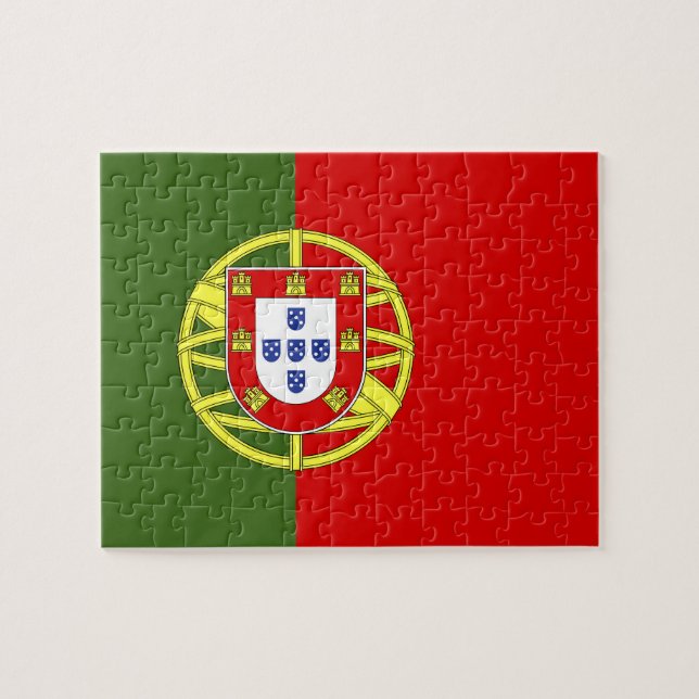 Puzzle Bandera de Portugal (Horizontal)
