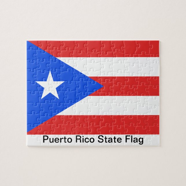 Puzzle Bandera de Puerto Rico (Horizontal)