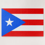Puzzle Bandera de Puerto Rico<br><div class="desc">Este diseño presenta la bandera de Puerto Rico, que representa y simboliza la isla caribeña y su pueblo. El Estado Libre Asociado de Puerto Rico es un territorio no incorporado de los Estados Unidos de América. Originalmente poblado por el pueblo indígena Taíno, Puerto Rico fue colonizado por España tras la...</div>