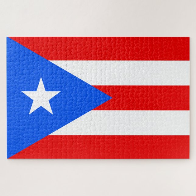 Puzzle Bandera de Puerto Rico (Horizontal)