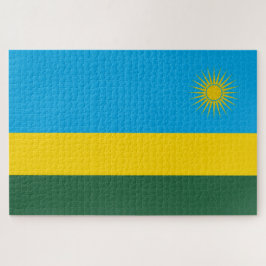 Puzzle Bandera de Ruanda (Ruanda) (país africano)