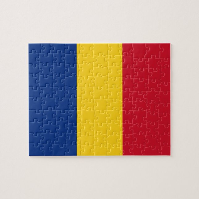 Puzzle Bandera de Rumania (Horizontal)