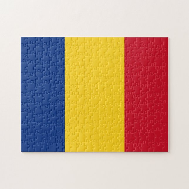 Puzzle Bandera de Rumania (Horizontal)