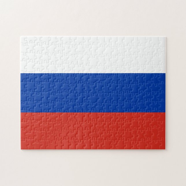 Puzzle Bandera de Rusia (Horizontal)